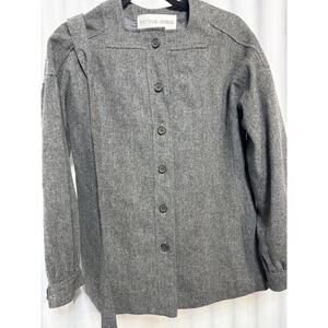 Victor Joris Jacket in Steel Gray Vintage Womens Medium Retro 80's